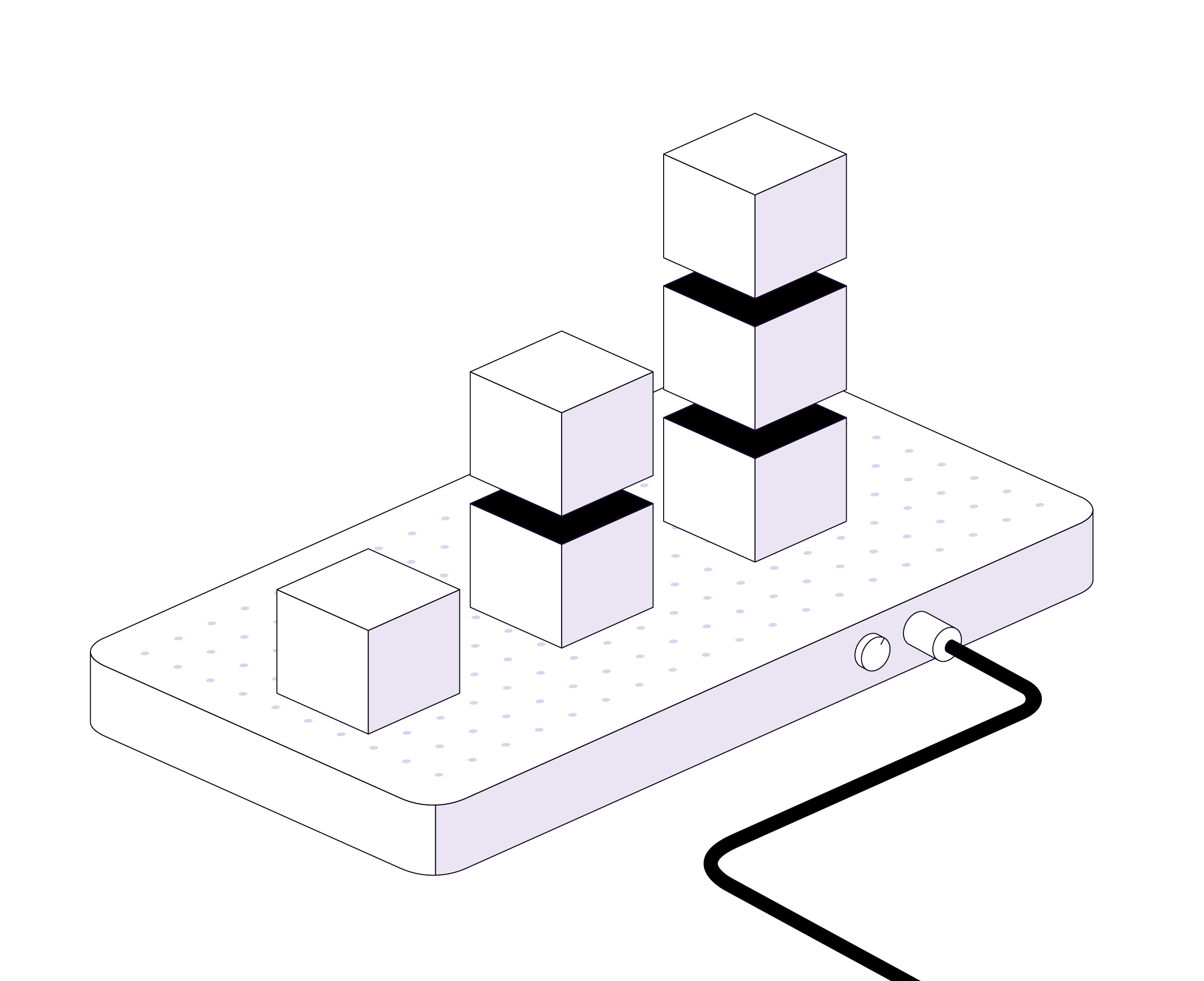 Scalable infrastructure with stacked components