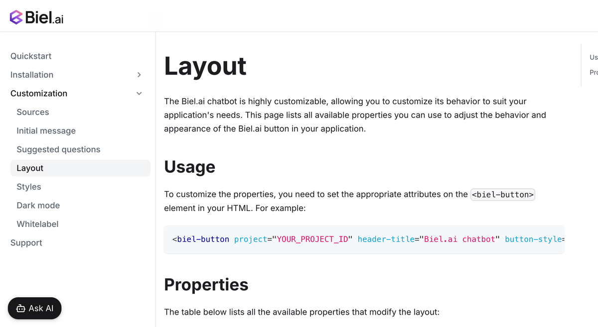 Integrate in your site
